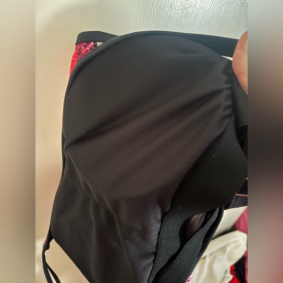 NWT Hanna Nikole Women's Pink and Black Tankini Top (Size 12W) - Picture 6 of 6